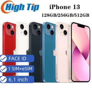 Original débloqué Apple iPhone 13 128GB/256GB/512GB ROM A15 puce IOS 5G téléphone portable identification faciale 6.1 "écran OLED iphone13 téléphone portable