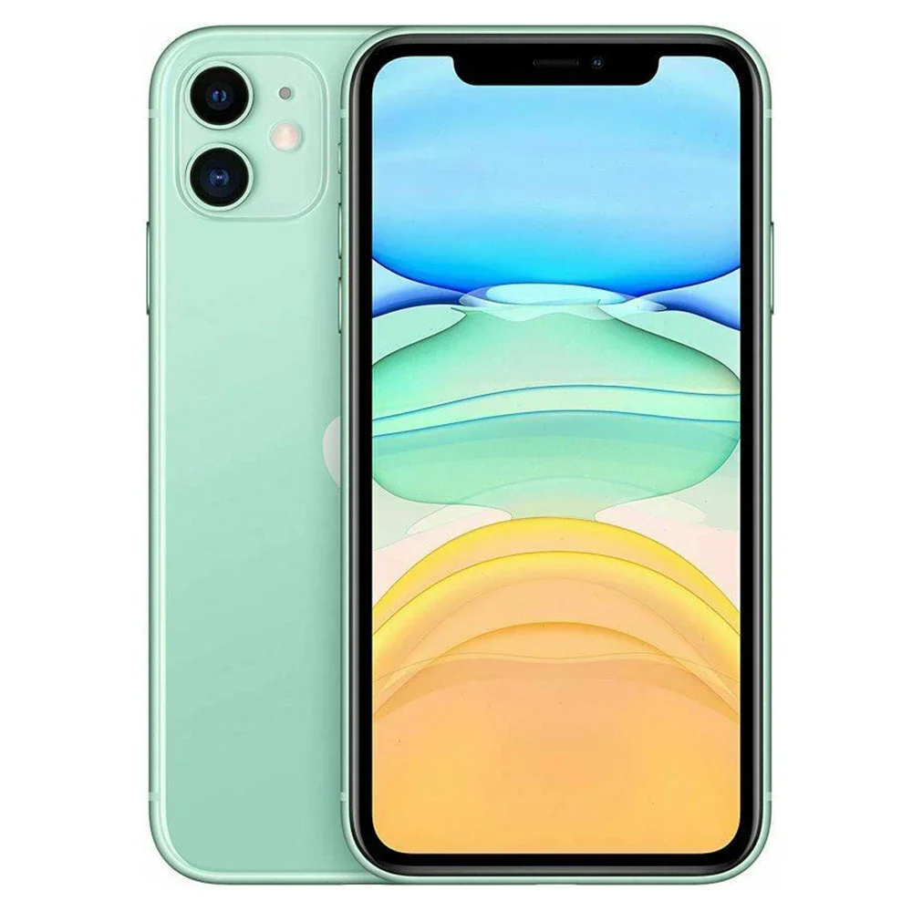 Apple iPhone 11 6.1 "Original liquide Retina IPS LCD 64/128/256GB A13 IOS A2221 A2111 véritable iPhone11 débloqué 4G LTE téléphone portable – Image 5