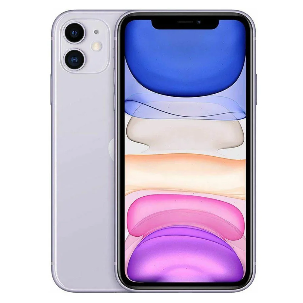 Apple iPhone 11 6.1 "Original liquide Retina IPS LCD 64/128/256GB A13 IOS A2221 A2111 véritable iPhone11 débloqué 4G LTE téléphone portable – Image 4