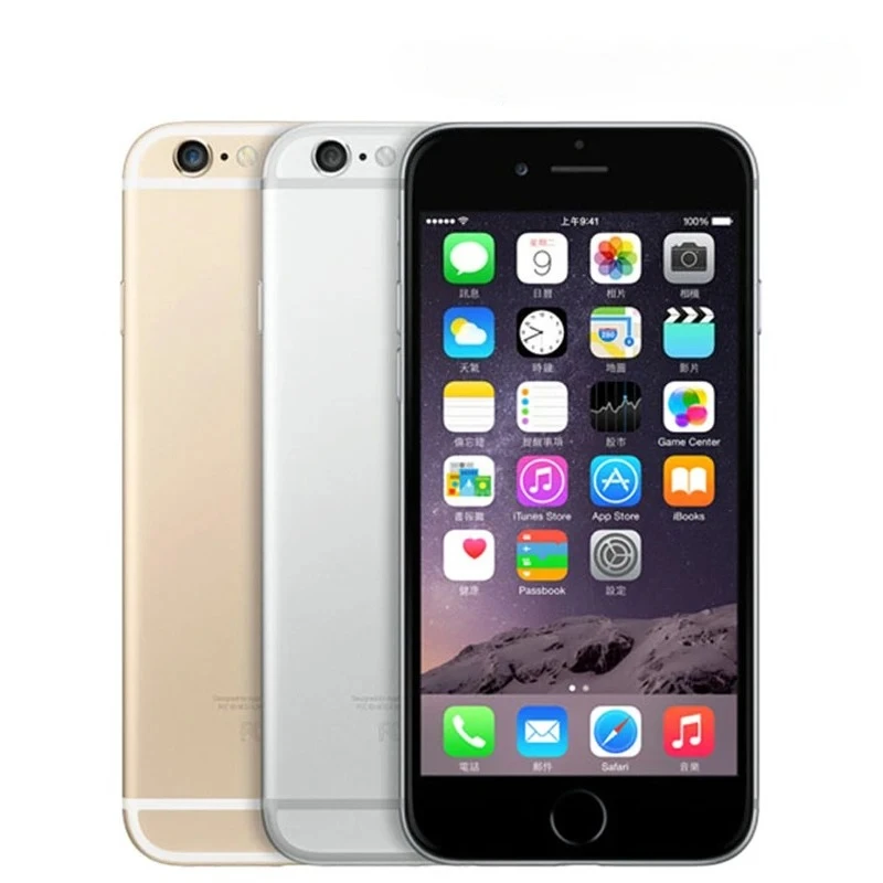 4.7 "iPhone 6 Smartphone d'origine IOS 16/64/128 Go ROM double cœur débloqué téléphone portable – Image 2