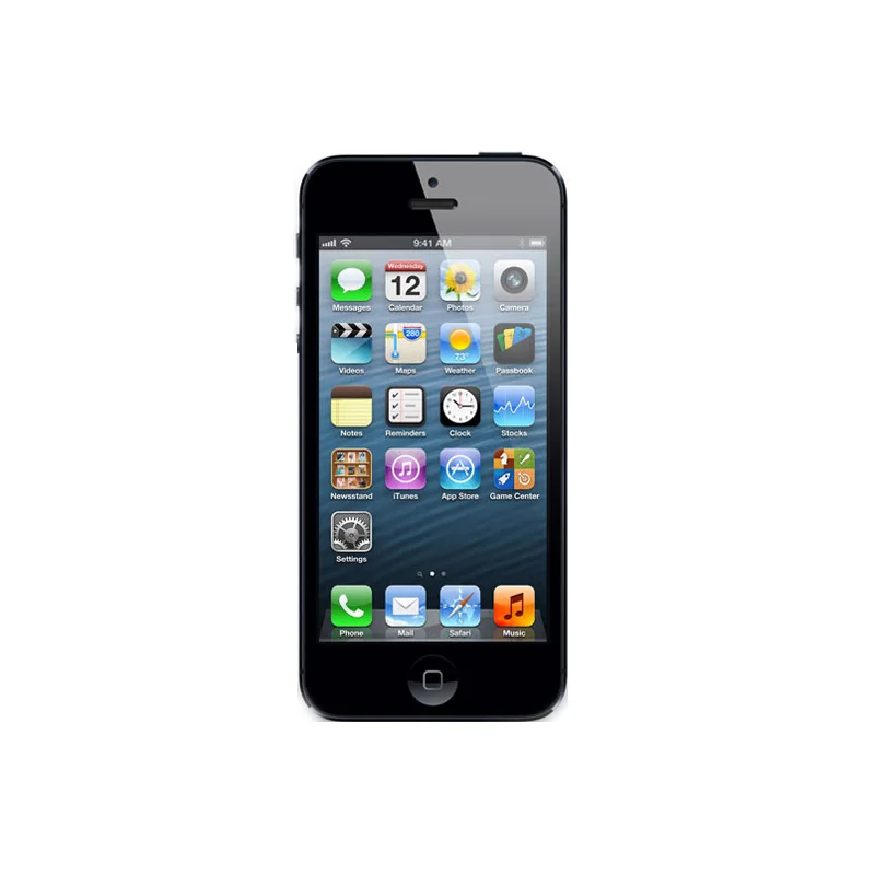 Utilisé Original Apple iPhone 5 téléphone portable débloqué iOS 16/32/64GB argent noir pour Option 4.0 "écran IPS 8MP caméra téléphone utilisé – Image 3